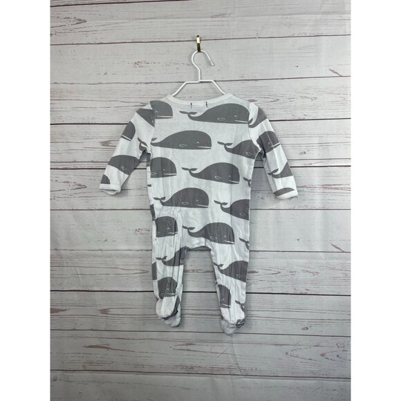 Milkbarn Whale Pajamas Size 0-3 Months - Picture 4 of 4